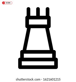 rook icon isolated sign symbol vector illustration - high quality black style vector icons
