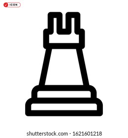 rook icon isolated sign symbol vector illustration - high quality black style vector icons
