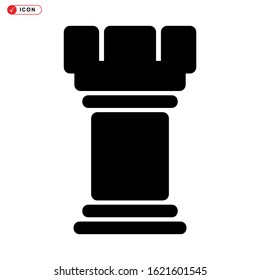 rook icon isolated sign symbol vector illustration - high quality black style vector icons
