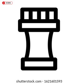 rook icon isolated sign symbol vector illustration - high quality black style vector icons

