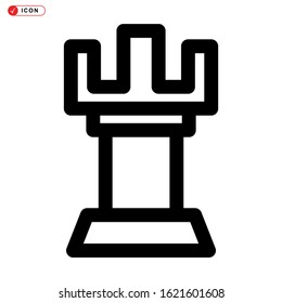 rook icon isolated sign symbol vector illustration - high quality black style vector icons
