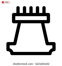 rook icon isolated sign symbol vector illustration - high quality black style vector icons
