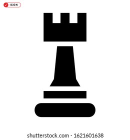 rook icon isolated sign symbol vector illustration - high quality black style vector icons
