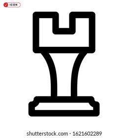 rook icon isolated sign symbol vector illustration - high quality black style vector icons
