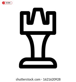 rook icon isolated sign symbol vector illustration - high quality black style vector icons
