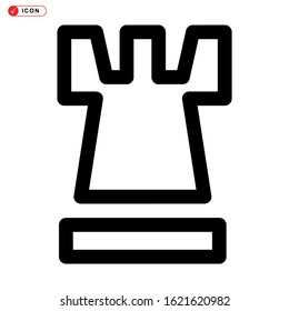 rook icon isolated sign symbol vector illustration - high quality black style vector icons
