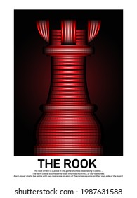 The rook is a piece in the game of chess resembling a castle. ...The term castle is considered to be informal, incorrect, or old-fashioned. 