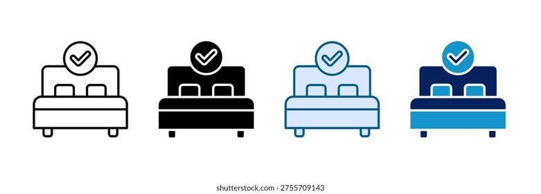 Room Availability Icon Set Multiple Style Collection