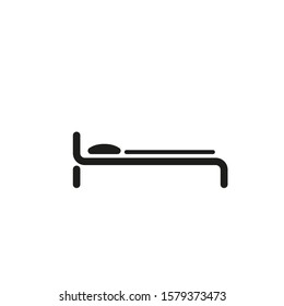 room bed  vector icon eps10