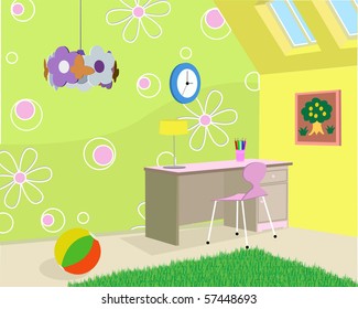 Room for the child in the house