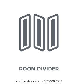 room divider  icon. room divider  design concept from Furniture and household collection. Simple element vector illustration on white background.