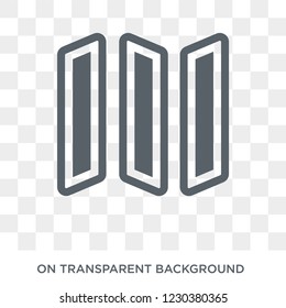 room divider  icon. room divider  design concept from Furniture and household collection. Simple element vector illustration on transparent background.