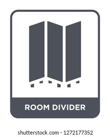 room divider icon vector on white background, room divider trendy filled icons from Furniture and household collection, room divider simple element illustration