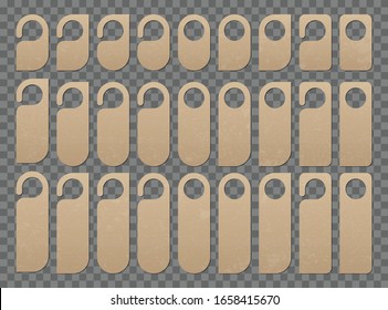 Room door hanger vector illustration
