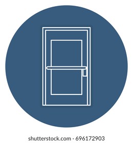 room door isolated icon
