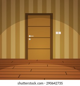 Room With Door - Yellow