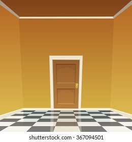 Room Door - Yellow