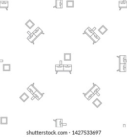 Room drawer pattern seamless vector repeat geometric for any web design