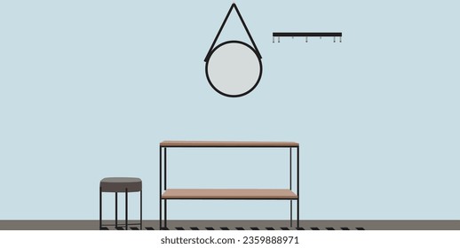 room , furniture, background vector icon design
