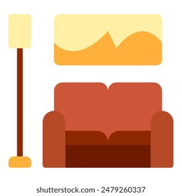 Room hotel travel holiday icion illustration
