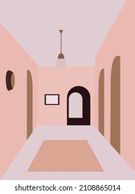 Room illustration vector in high resolution for wall art or many type of print out.
