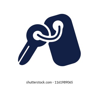 room key glyph icon , designed for web and app