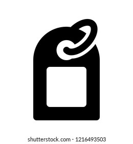 Room key holder with tag
