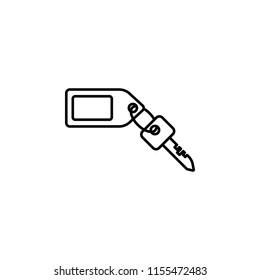 room key icon. Element of hotel icon for mobile concept and web apps. Thin line room key icon can be used for web and mobile