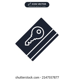 Room Key Icon Symbol Template For Graphic And Web Design Collection Logo Vector Illustration
