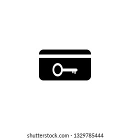 room key icon vector. room key sign on white background. room key icon for web and app