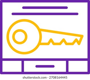 Raumtastatur Zweifarbiges Vektorsymbol-Design