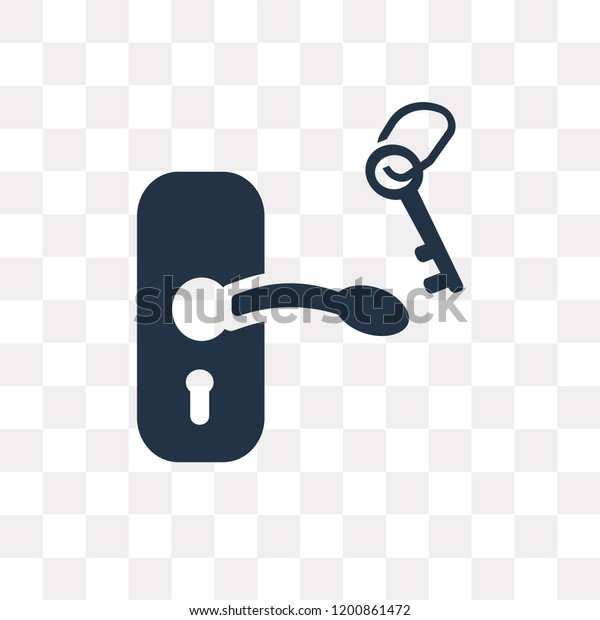 Room key\
vector icon isolated on transparent background, Room key\
transparency concept can be used web and\
mobile