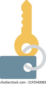 room key Vector illustration on a transparent background.Premium quality symbols.Stroke vector      icon for concept and graphic design.