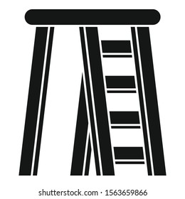 Room ladder icon. Simple illustration of room ladder vector icon for web design isolated on white background