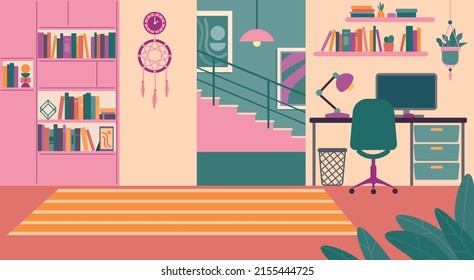 habitación ladera lugar de trabajo armario interior