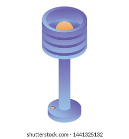 Room lamp icon. Isometric of room lamp vector icon for web design isolated on white background