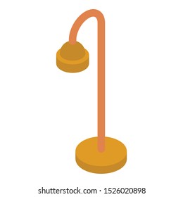 Room lamp icon. Isometric of room lamp vector icon for web design isolated on white background