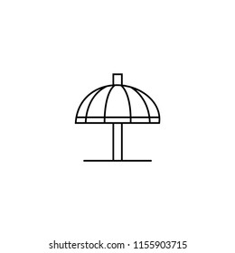 Room lamp icon. Room lamp vector, isolated, flat icon. Home, room decor. Light, brighten.