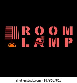 Room Lamp Logo Design Vector
