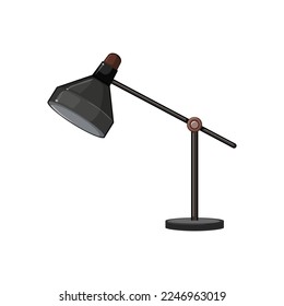 room lamp table cartoon. room lamp table sign. isolated symbol vector illustration