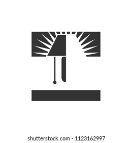 room lamp vector logo.