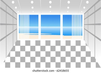 room and landscape