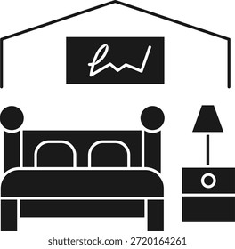 Design de ícone de vetor de Linha de Sala