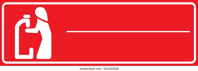 room logo vector restroom board, ablution space board