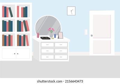 Room or Makeup Room Illustration