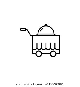 room service, hotel service icon	