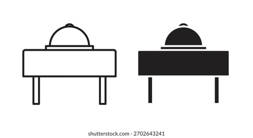 Room service icon simple flat trend modern graphic design abstract logotype