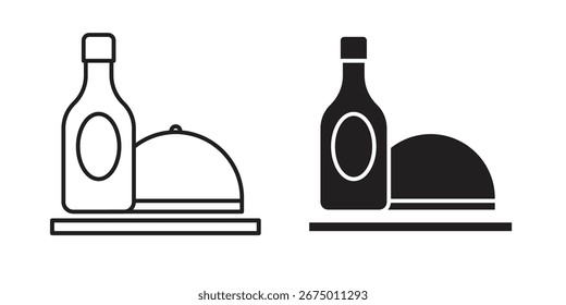Diseño del Vector del icono del servicio de habitación, perfecto para los diseños del Sitio web ui
