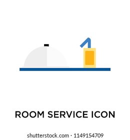 Room service icon vector isolated on white background for your web and mobile app design, Room service logo concept