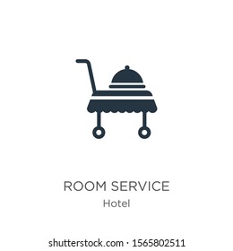 Room service icon vector. Trendy flat room service icon from hotel collection isolated on white background. Vector illustration can be used for web and mobile graphic design, logo, eps10